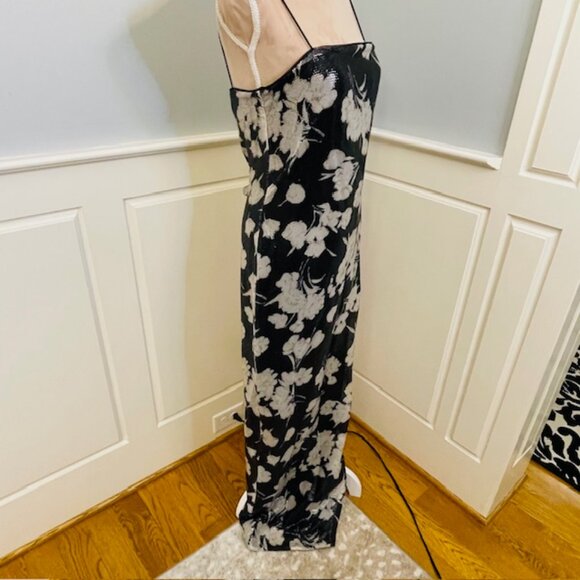 Lauren Ralph Lauren Sequin Floral Gown Formal Full Length Elegant 10 - Picture 6 of 12